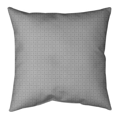 Elizabeth Doily Faux Suede Throw Light Gray Sofa Pillow Faux Suede